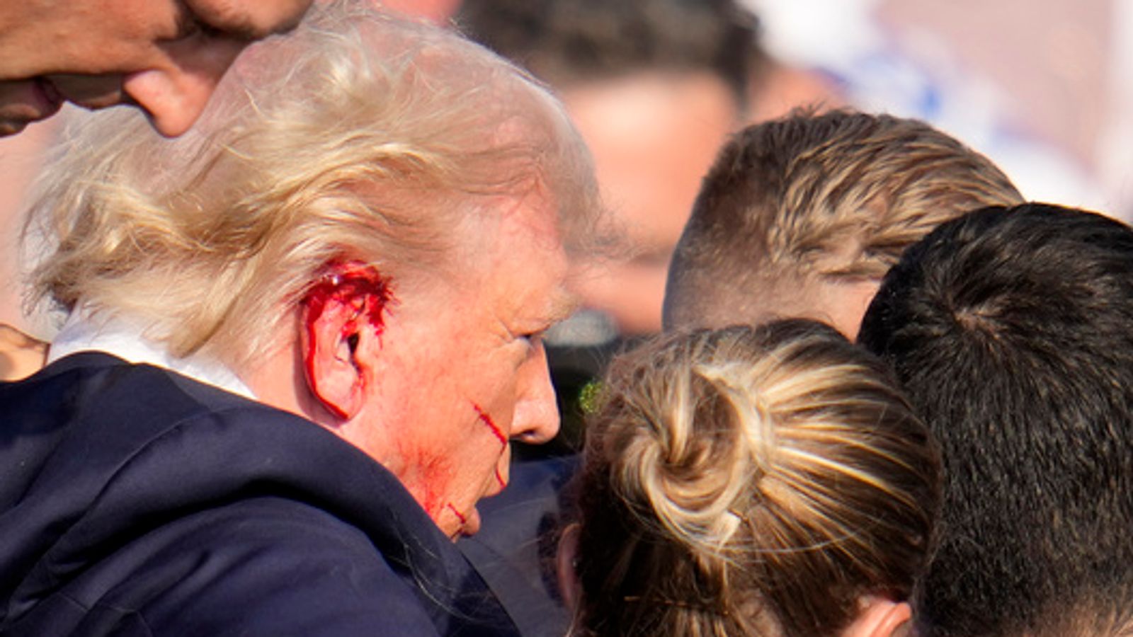 In Pictures: Gunman Fires Multiple Shots At Trump Rally | US News | Sky ...