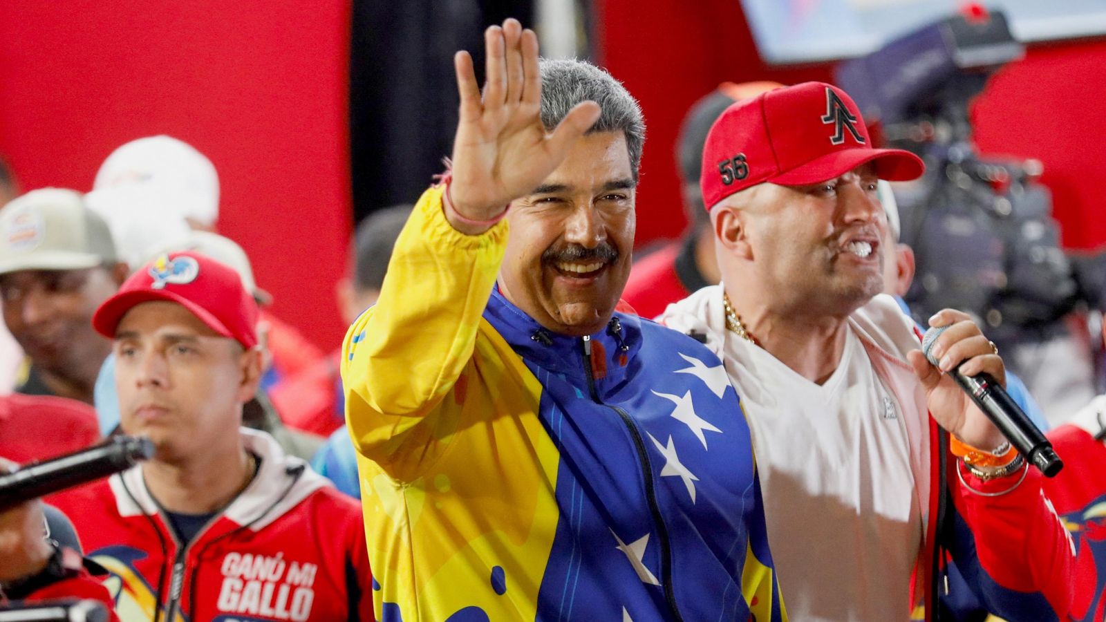 Venezuela’s President Nicolas Maduro wins third term – as opponent says ‘entire world knows what happened’