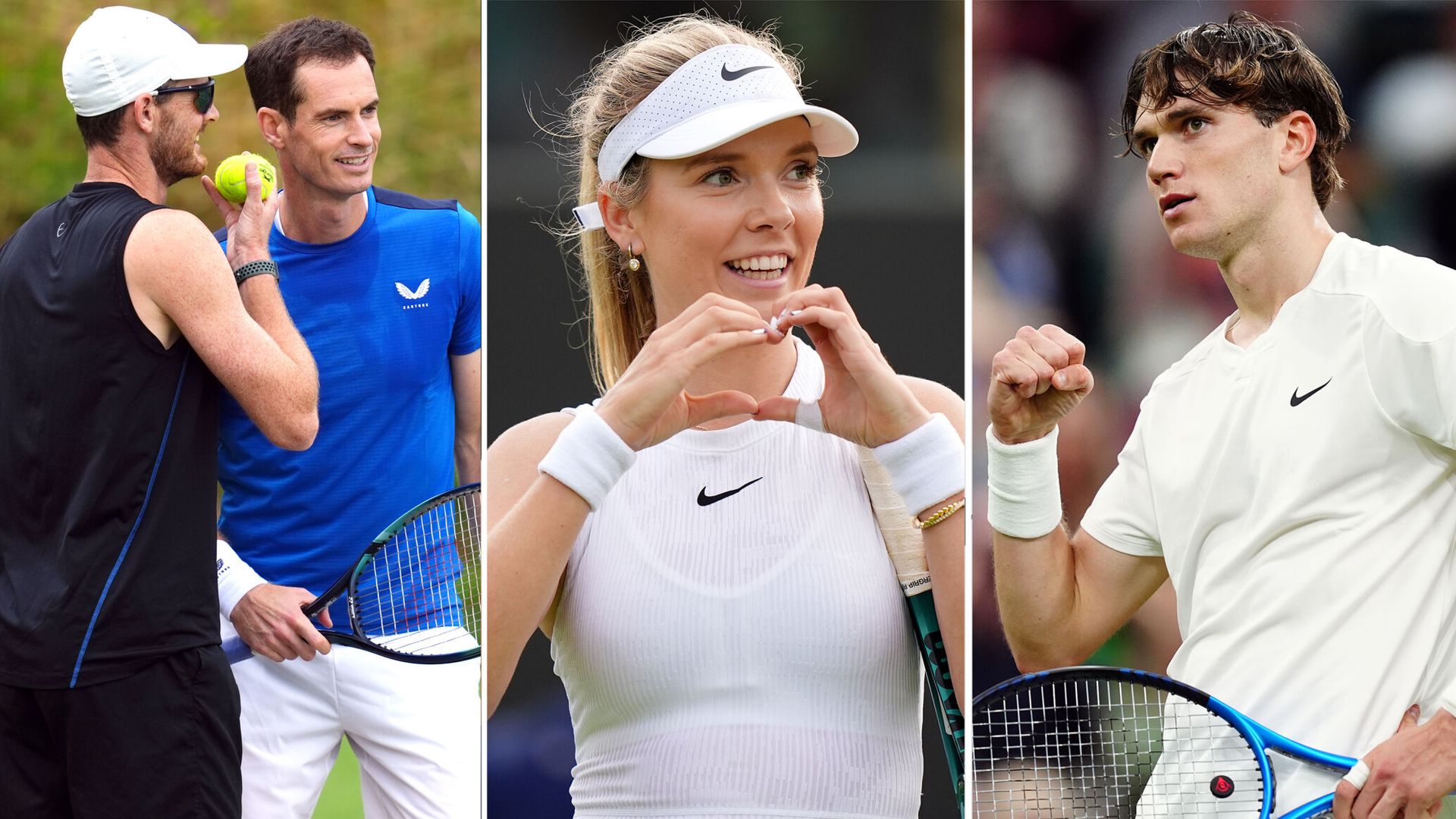 <a href='https://www.skysports.com/tennis/live-blog/28224/13161640/wimbledon-live-emma-raducanu-andy-murray-novak-djokovic-coco-gauff-aryna-sabalenka-and-carlos-alcaraz-all-star'>British stars in action in second round of Wimbledon singles and doubles | latest updates</a>