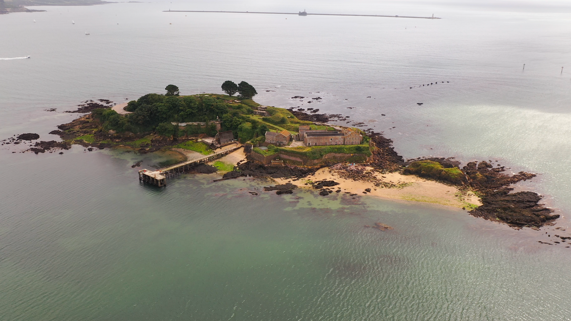 The six-acre island for sale with a private beach and 15 ghosts