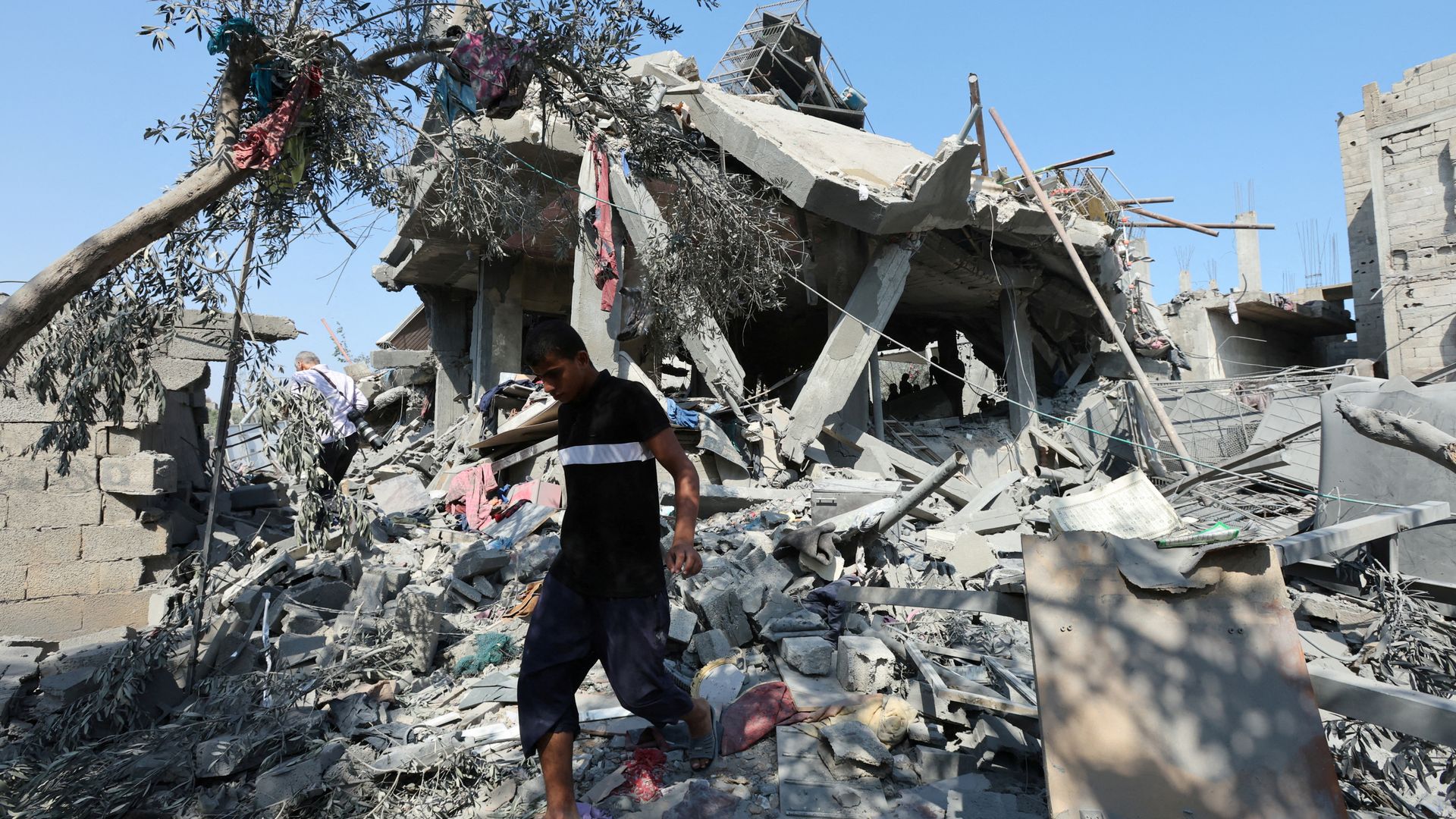 Dozens killed in Israeli airstrike outside school in Gaza