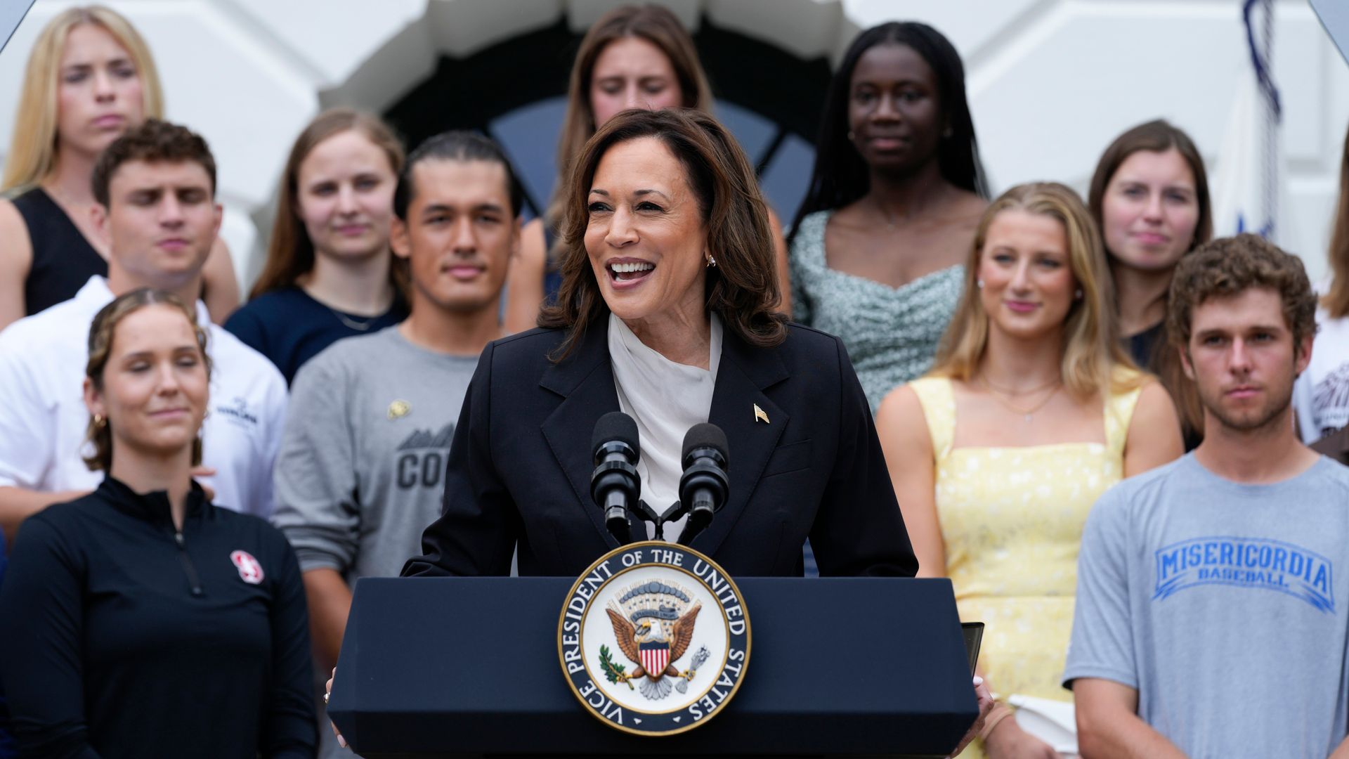 Kamala Harris vows to win presidential election as she begins first day of campaigning