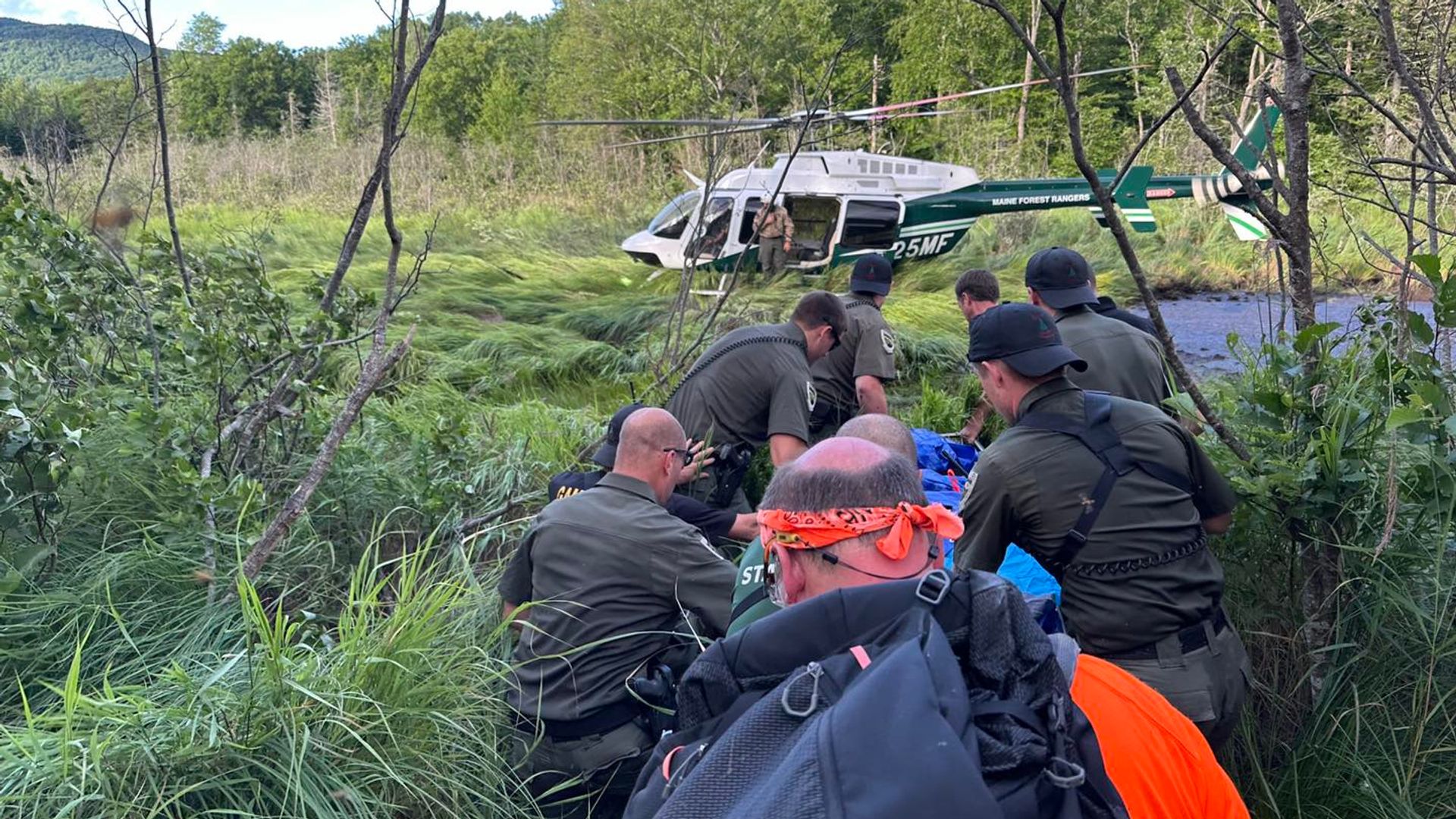 Man, 75, missing for four days is found alive after being trapped in bog