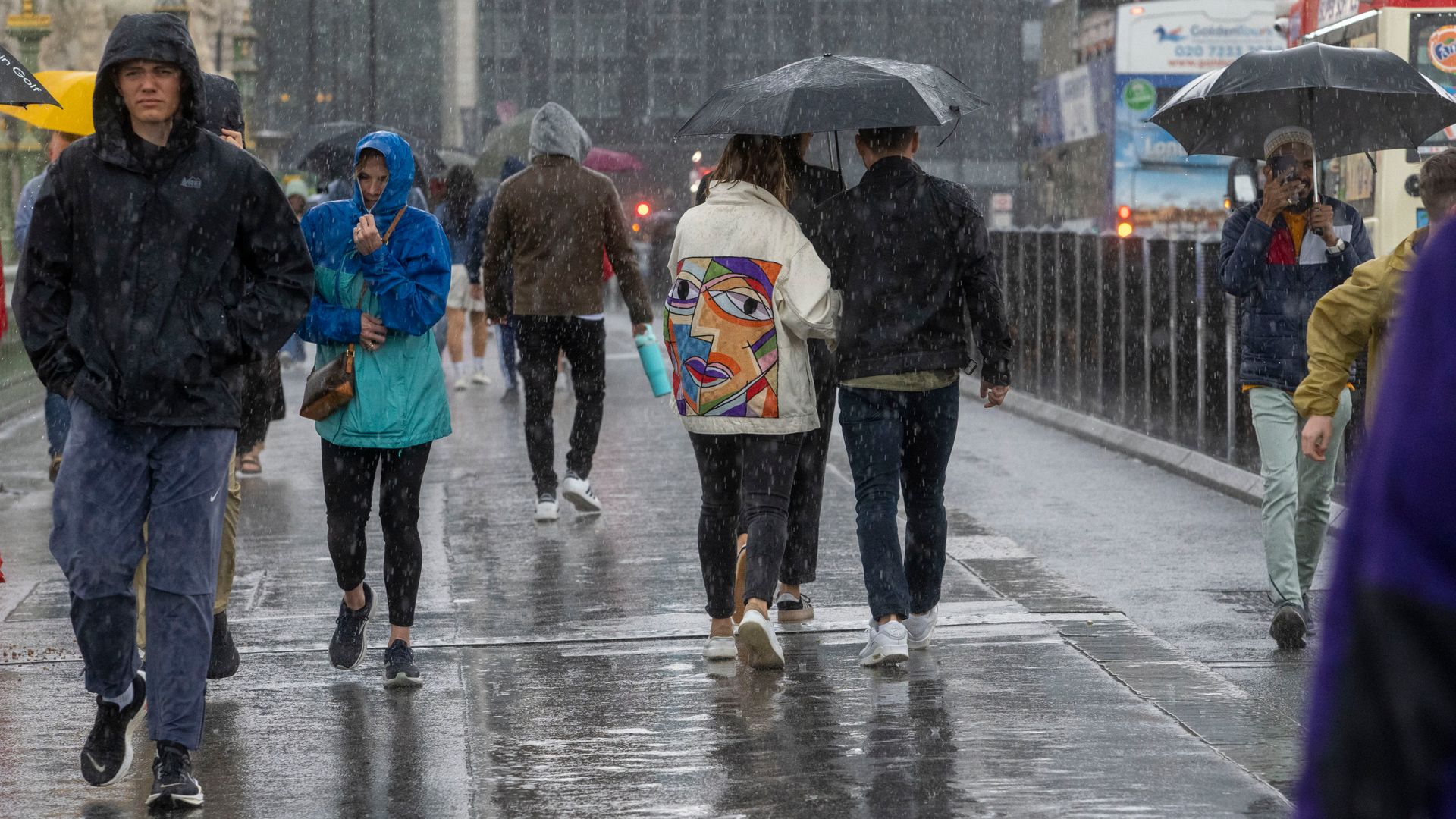 Heavy downpours set to batter parts of UK as yellow warnings for rain issued