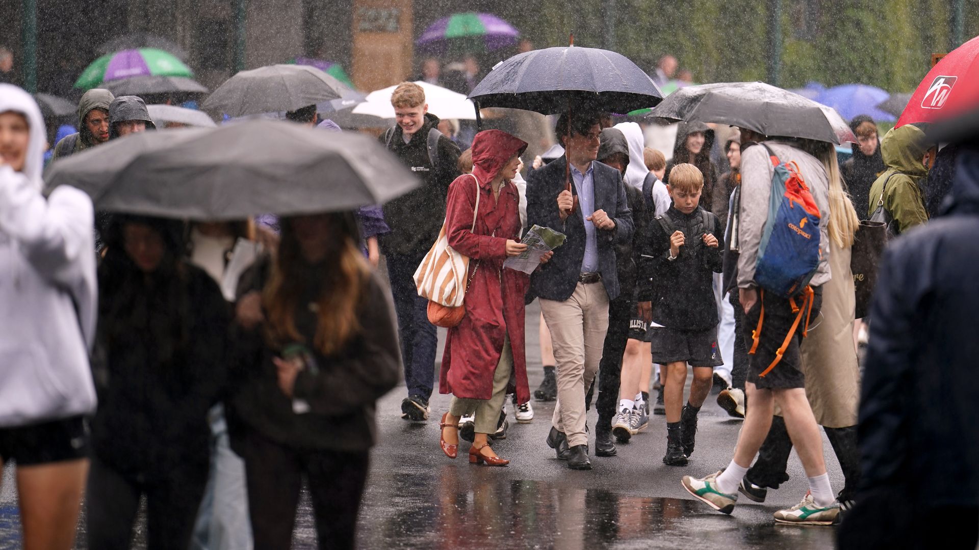 Heavy rain sweeps UK - and it's bad news for sport and music fans