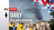 Pic: Smoke rises in the sky over the city after a Russian missile strike, amid Russia's attack on Ukraine, in Kyiv, Ukraine July 8, 2024. REUTERS/Stringer