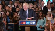 boris johnson speech election sunak