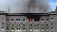 Coatbridge fire. Pic: Jacqueline Anne