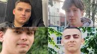 Narcis Titianu (top left), Andrei Tudorov (top right), Ioan Toma (bottom left), Lyuben Gogov. Pics: PA