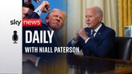 Donald Trump and Joe Biden after Trump assasination attempt 