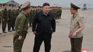 North Korean leader Kim Jong Un observes rescue efforts in flooded areas near the country's border with China, which has been hit by heavy rainfall from Tropical Storm Gaemi, in North Pyongan Province, North Korea, July 28, 2024 in this photo released by North Korea's official Korean Central News Agency. KCNA via REUTERS ATTENTION EDITORS - THIS IMAGE WAS PROVIDED BY A THIRD PARTY. REUTERS IS UNABLE TO INDEPENDENTLY VERIFY THIS IMAGE. NO THIRD PARTY SALES. SOUTH KOREA OUT. NO COMMERCIAL OR EDITO