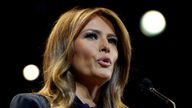  Melania Trump. Pic: Reuters