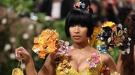 Nicki Minaj at the Met Gala in New York in May. Pic: Reuters