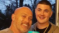 Oliver Freckleton and his father Rob