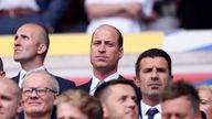 The Prince of Wales before the Euro 2024 quarter-final at the Dusseldorf Arena. Pic: PA