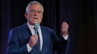 Independent presidential candidate Robert F Kennedy Jr. Pic: Reuters