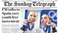 The Sunday Telegraph's front page