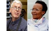 Dave Wright and Josephine Kweka