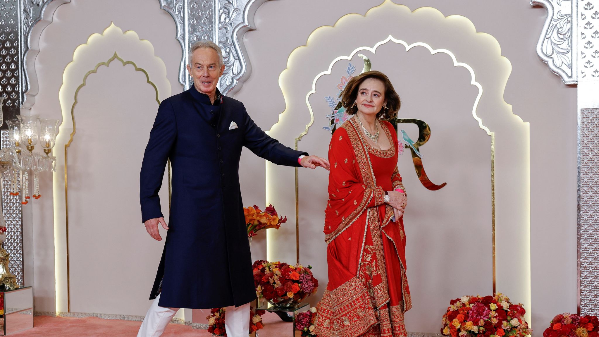 Ambani Wedding In Pictures Sir Tony Blair Kim Kardashian John Cena And Bollywood Royalty In