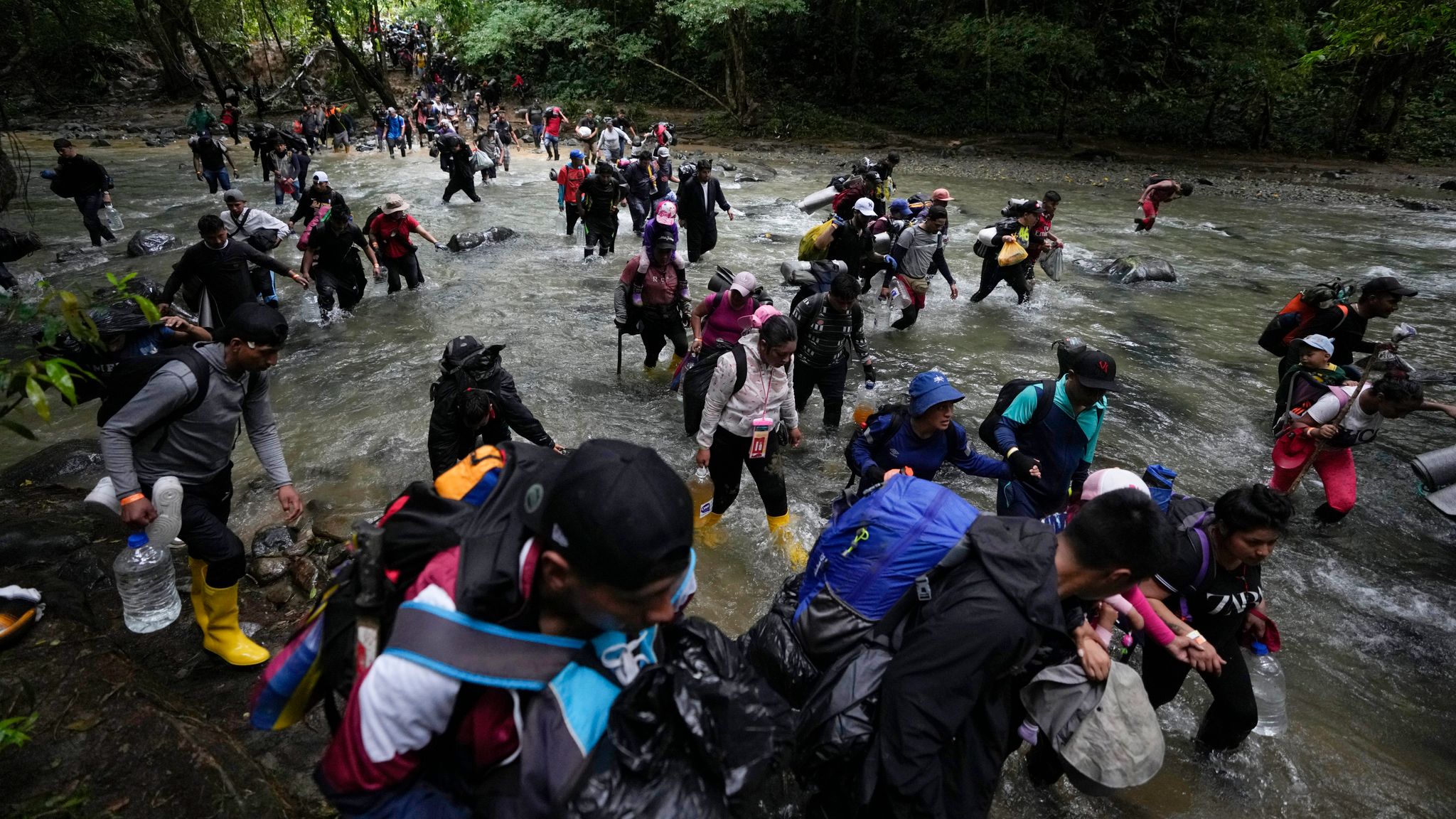 Migrant Routs The Darien Gap: Panama's new president moves to close deadly jungle ...