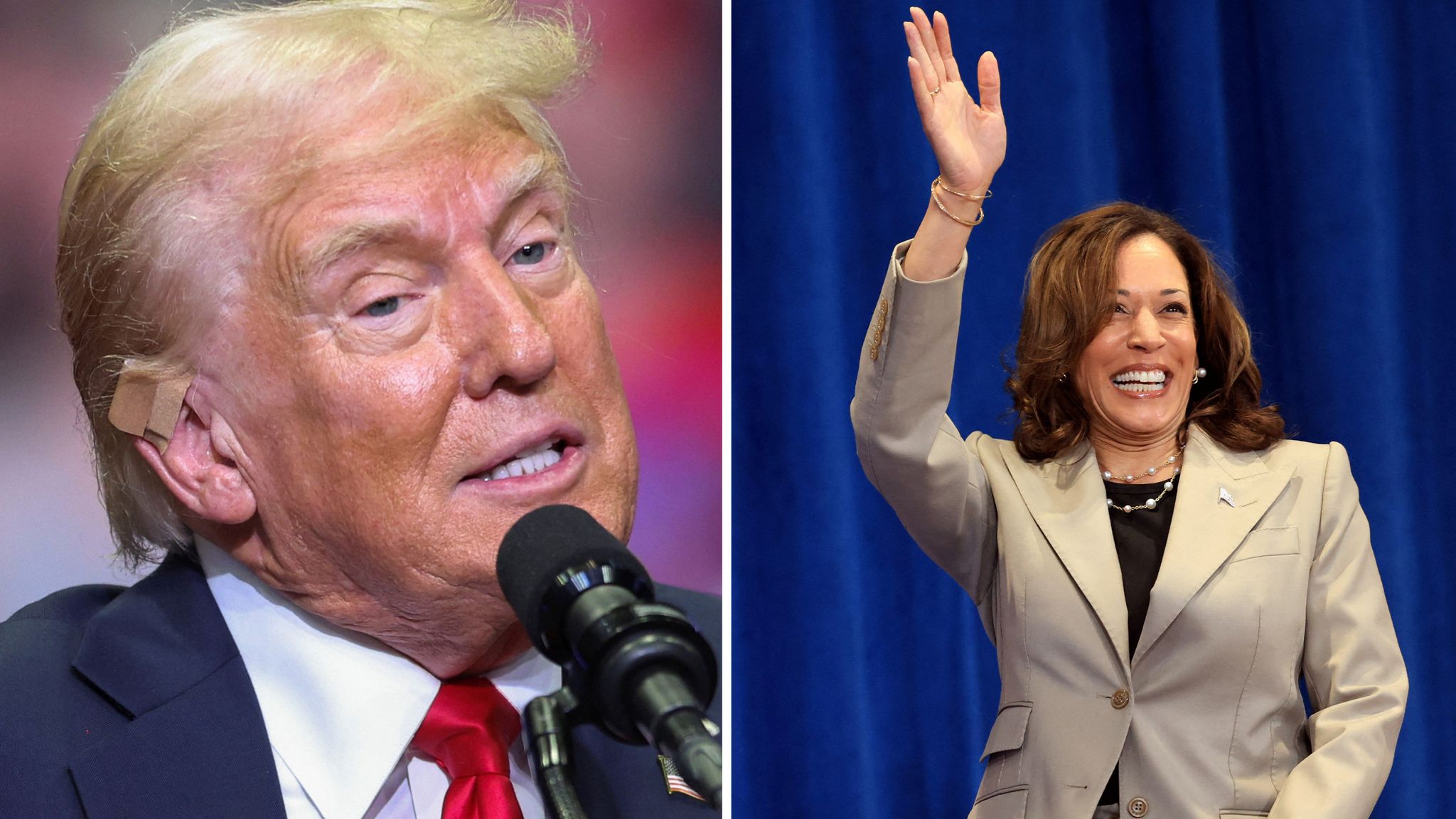 Donald Trump agrees to head-to-head debate with Kamala Harris | US News ...
