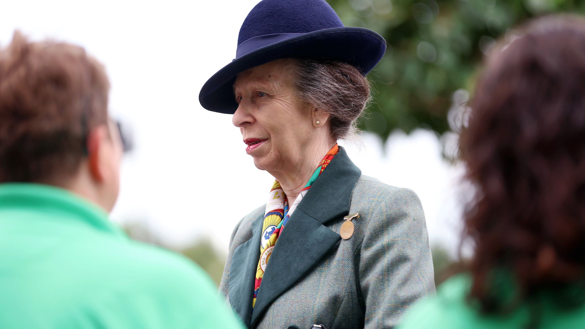 Princess Anne returns to public duties after suffering concussion | UK News  | Sky News