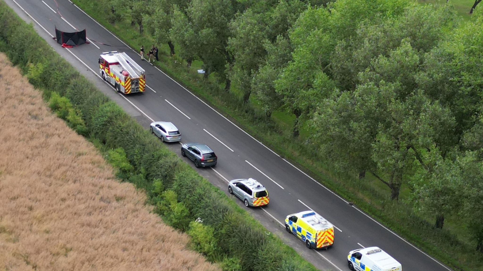 Girl left orphaned after her parents and sisters killed in A61 crash ...