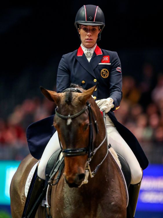 Dujardin competing in 2019. Pic: PA
