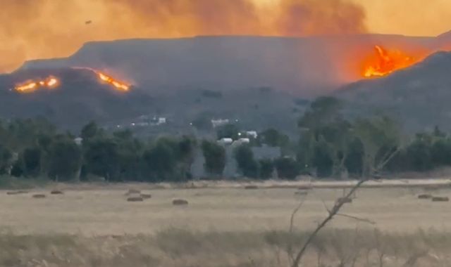 Holidaymakers 'forced To Sleep Outside' As Greece Wildfires Continue 