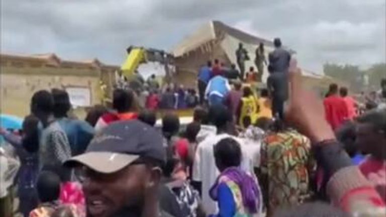 Twenty-two pupils have been killed after a two-storey school collapsed in Nigeria.
