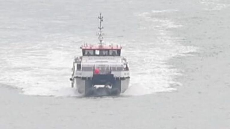 First migrants brought to shore since general election