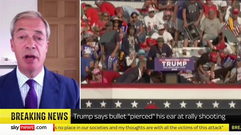 Nigel Farage has sent message to Trump