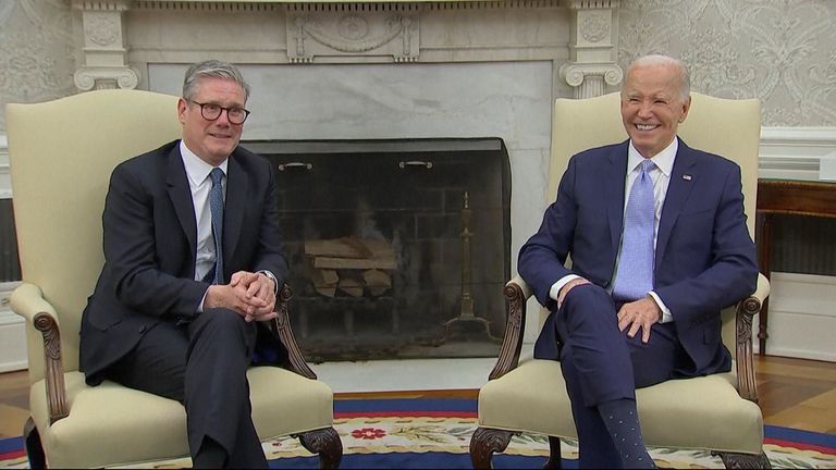 Joe Biden and Keir Starmer discuss the ‘special relationship’ between the US and the UK
