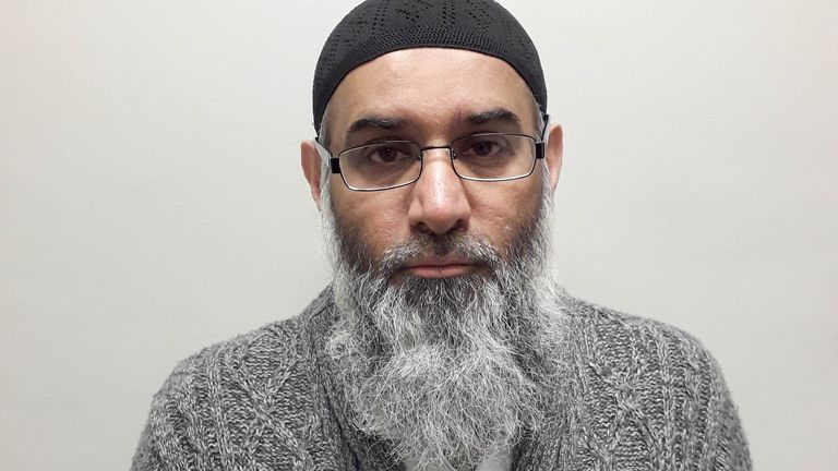 Anjem Choudary.
Pic: Met Police