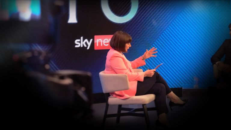 Beth Rigby led the Sky News Leaders special programme