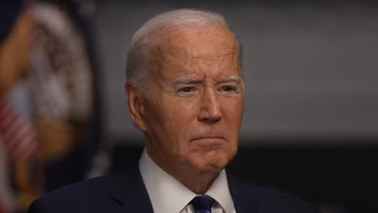 President Biden during an interview with NBC. Pic: NBC