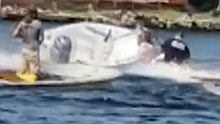 New Hampshire: Teen jumps from jet kki to stop out-of-control boat on lake | US News | Sky News