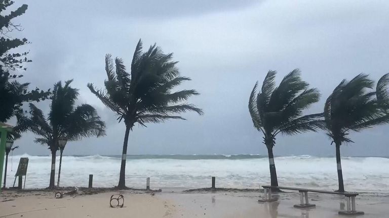 Hurricane Beryl hits southeast Caribbean
