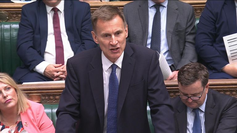 Chancellor Jeremy Hunt