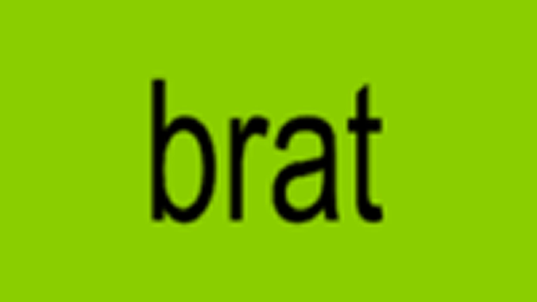 Brat album cover. Pic: Wikimedia Commons