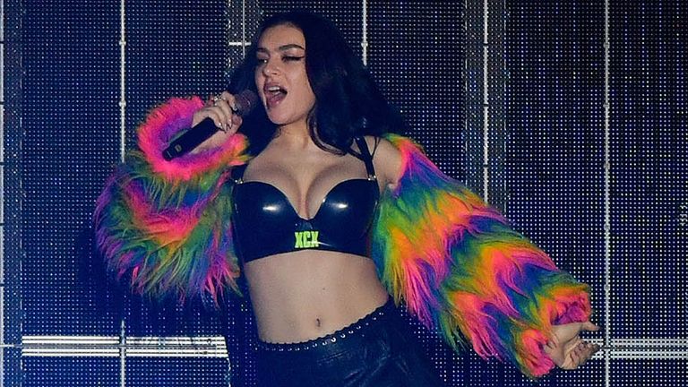 Charli XCX on stage in Sydney.
Pic: EPA/Shutterstock