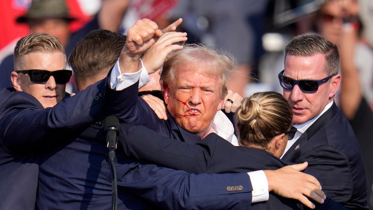 Donald Trump.
Pic: AP