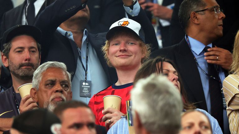 Ed Sheeran
Pic: AP