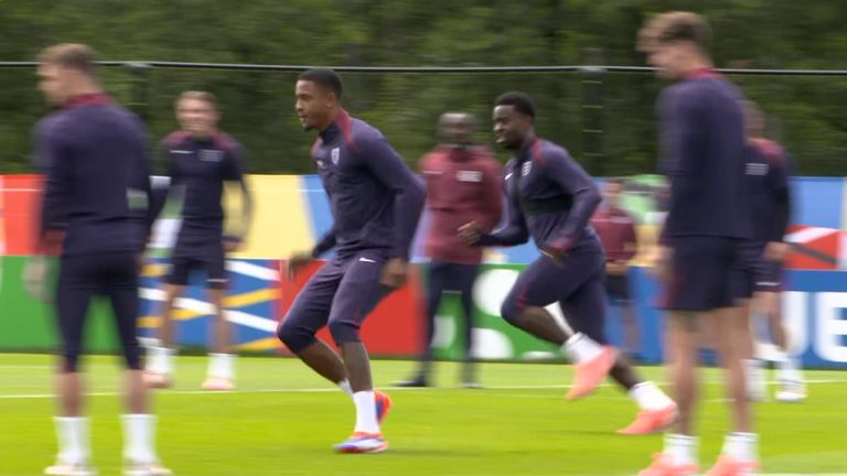 England during training recently