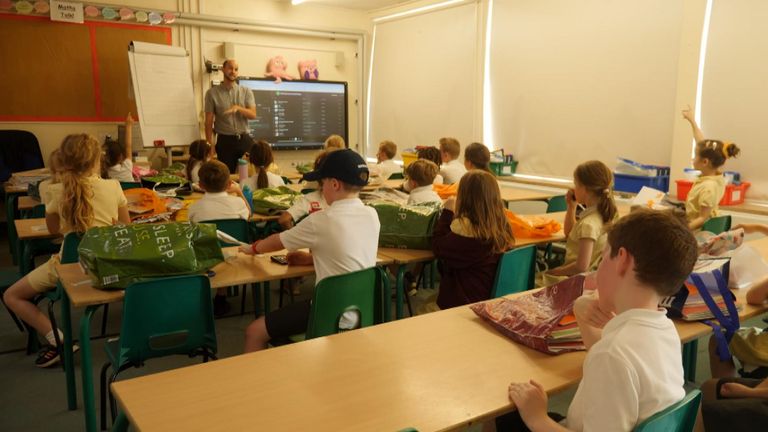 Children learning at a school that does not suspend or exclude its pupils