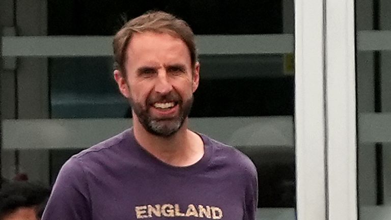 England manager Gareth Southgate arrives at London Stansted Airport. Gareth Southgate and England tasted defeat in a second successive European Championship final as Spain triumphed 2-1 in Berlin. Picture date: Monday July 15, 2024.