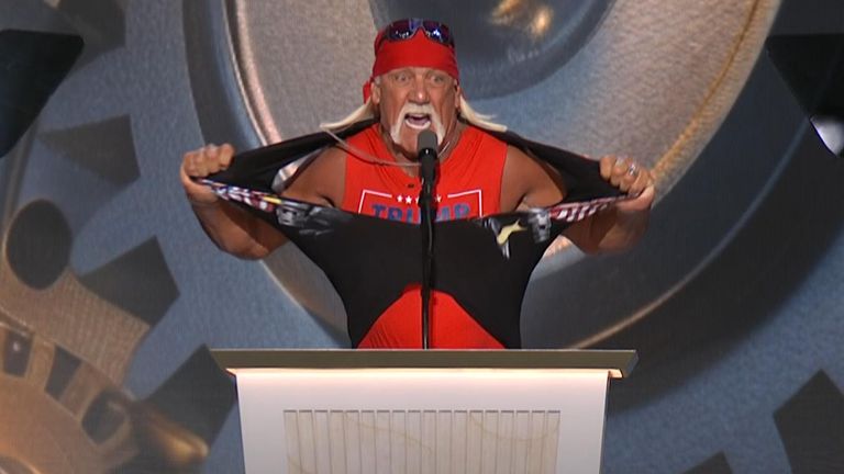 Hulk Hogan at the Republican National Convention