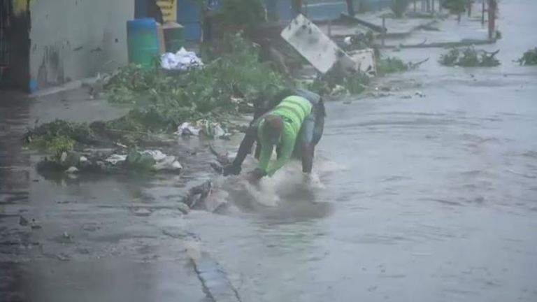 飓风贝丽尔牙买加