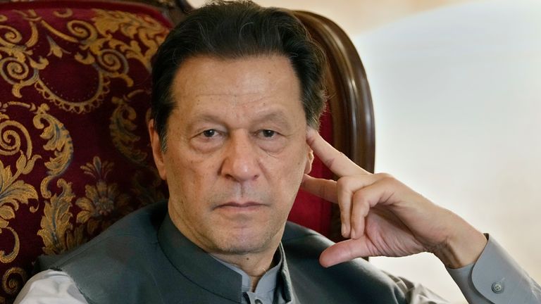 Imran Khan in August 2023. Photo: AP