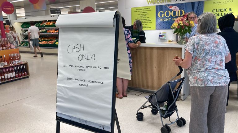 Waitrose in Petersfield, Hampshire.  Photo: Raymond Skellen